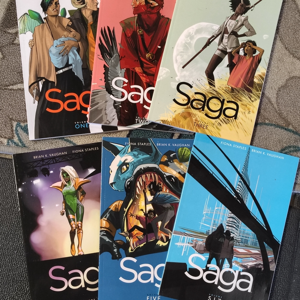 Saga Comic Book Set